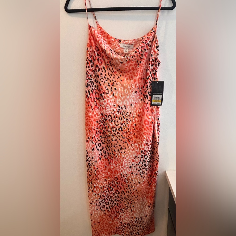 Nine West Animal print strap dress